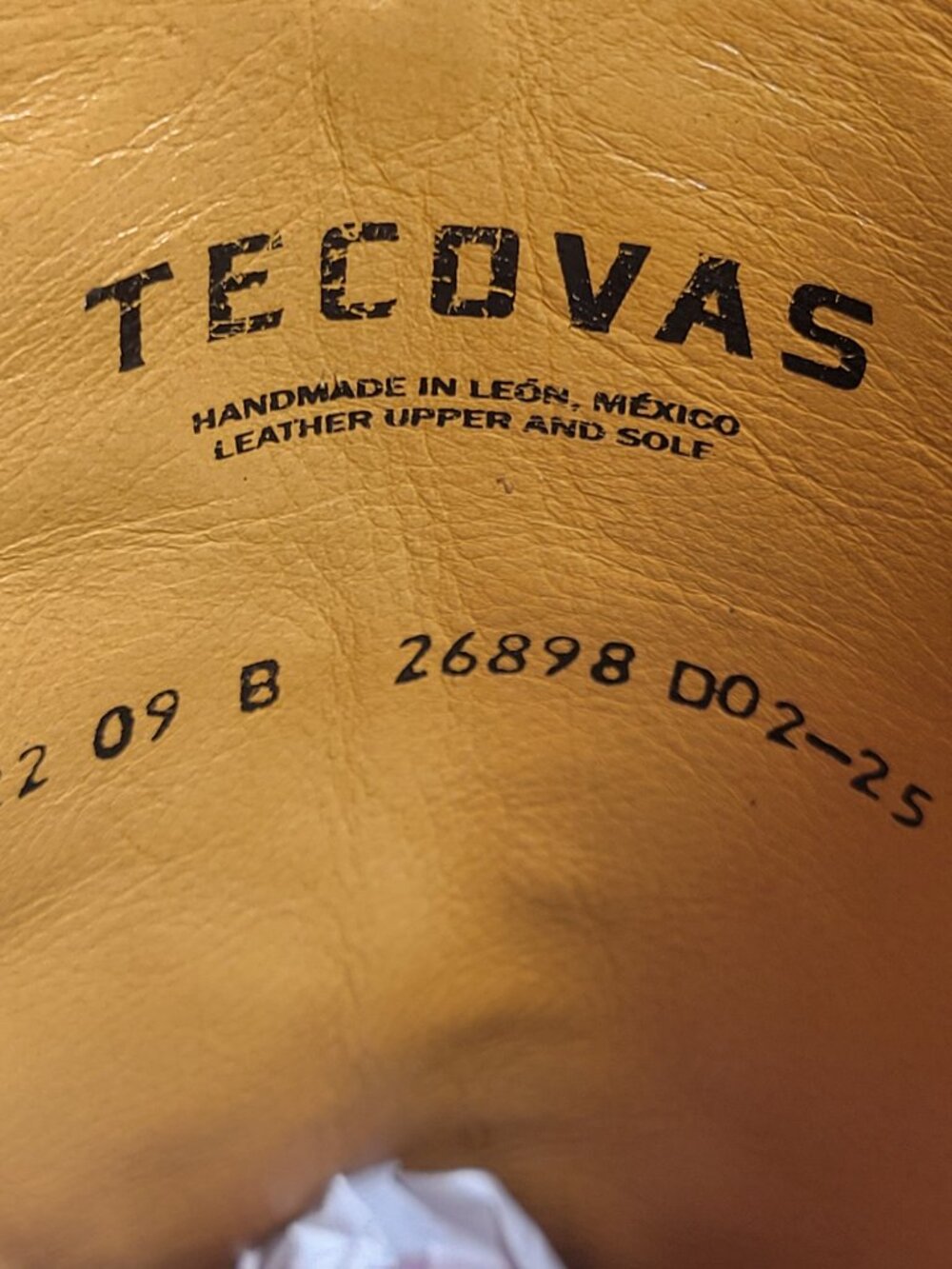 Tecovas The Abby Women's US Size 9B Snow Cowhide Leather Cowgirl Boots - Picture 14 of 14